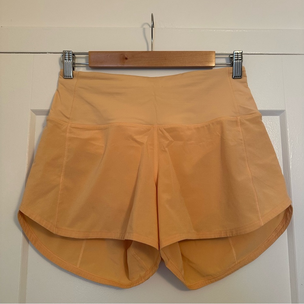 Lululemon Speed Up High Rise Lined Short 4” - Summer Glow
